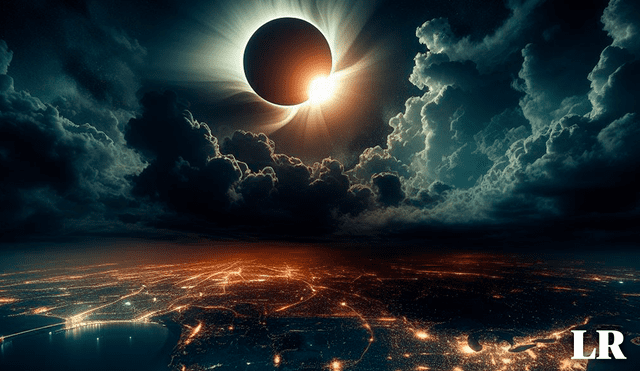 El próximo eclipse solar tomará algunos años en volver a aparecer en Estados Unidos. Foto: Copilot/IA