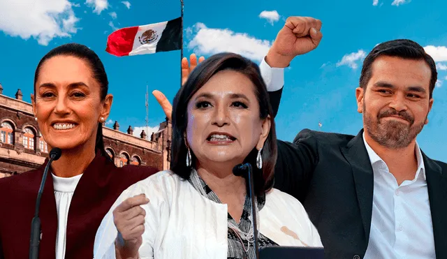El debate presidencial en México se llevó a cabo este fin de semana. Foto: composición LR/AFP