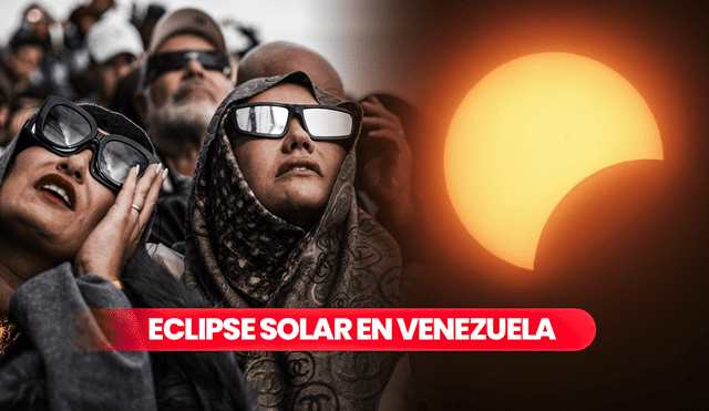 Venezuela será testigo de un próximo eclipse solar total, según la NASA. Foto: composición Fabrizio Oviedo/LR/AFP