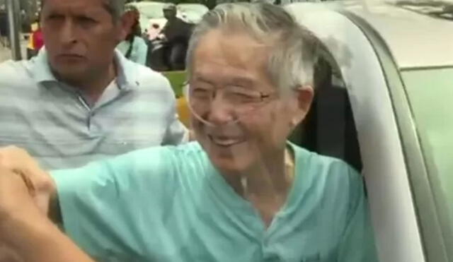 Alberto Fujimori parece gozar de buena salud tras salir de prisión