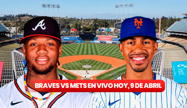 El juego entre Braves y Mets se disputará hoy, martes 9 de abril, en el estadio Truist Park. Foto: ESPN/Marca/composición LR