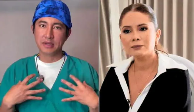 Cinthia Vigil denunció al doctor Fong por haberle inyectado polímeros, lo que le provocó un gran número de complicaciones médicas. Foto: composición LR/Víctor Fong/Instagram/captura de ATV