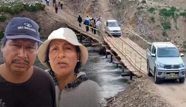 Ciudadanos creen que puente artesanal de Huancayo funcionará años y no solo meses. Foto: composición LR/Claudia Beltrán/captura Huanca York Times/Exitosa