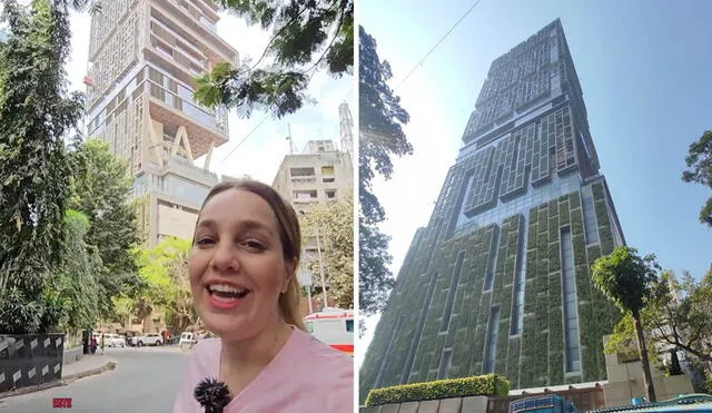 La casa tiene una altura de 173 metros, prácticamente un rascacielos que dobla cualquier construcción de sus alrededores. Foto: TikTok/Google Maps