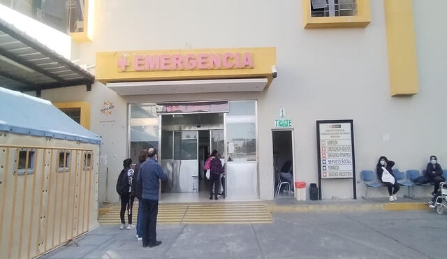 Hombre fue llevado de emergencia hasta el hospital de Arequipa. Foto: Leonela Aquino LR
