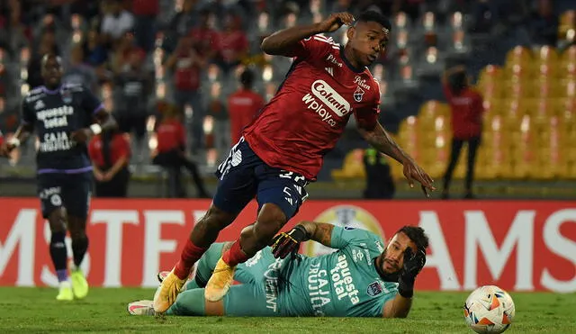 César Vallejo encadenó ante Independiente Medellín su segunda derrota consecutiva en el torneo. Foto: Conmebol Sudamericana