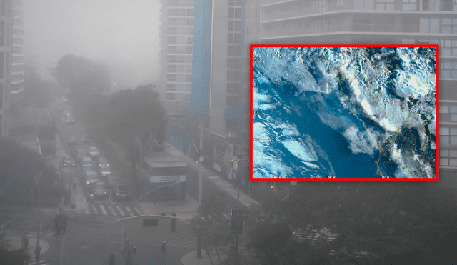 La alta nubosidad permanecerá en Lima en los siguientes días. Foto: Senamhi / composición LR