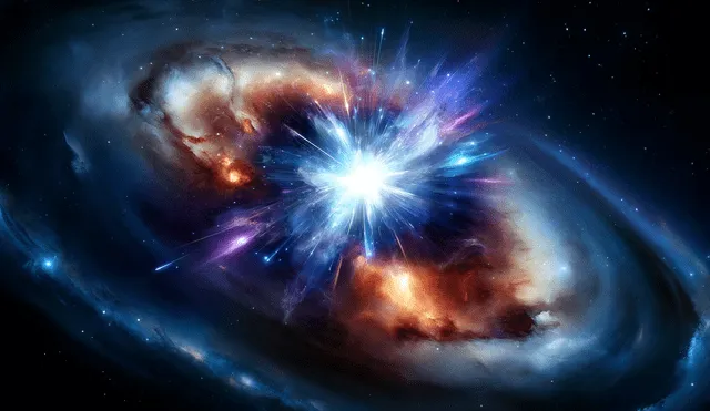 Supernova en explosión podrá ser vista en septiembre de este año. Imagen: IA