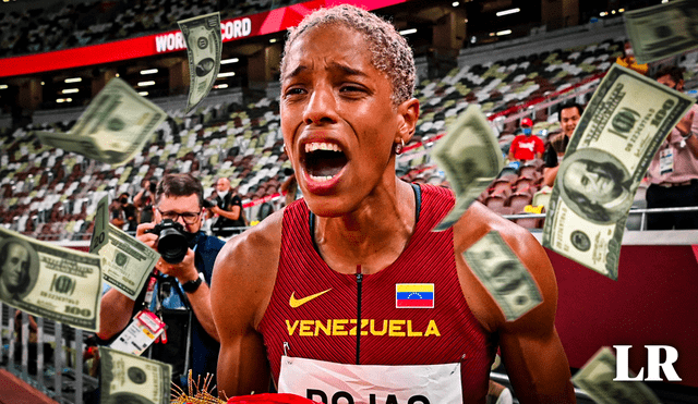 Yulimar Rojas es una de las jóvenes atletas venezolanas con más futuro por delante y que estará presente en París 2024. Foto: EFE/Wikiwand/composición LR