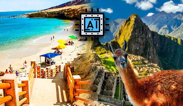 La IA eligió diversos lugares turísticos peruanos, los cuales están ubicados en la costa, sierra y selva. Foto: composición LR/Andean Great Treks/Turismoi.pe