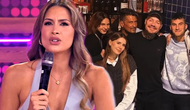 Milett Figueroa señaló que su romance con Marcelo Tinelli "está muy bien". Foto: composición LR/América TV/Instagram/Milett Figueroa