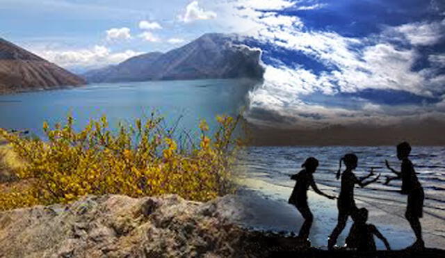 Laguna Aricota está en peligro de secarse debido al calentamiento global. Foto: composición La República/difusión