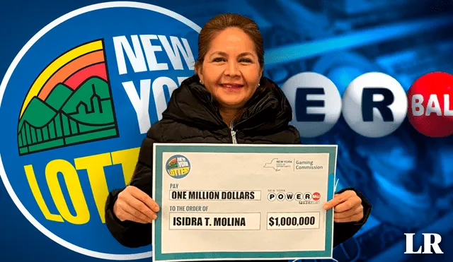 La afortunada ganadora terminó llevándose un monto superior al medio millón de dólares. Foto: composición LR/NY Lottery/Powerball
