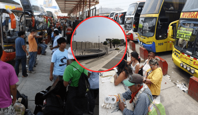 El terminal Fiori dejó de existir en 2018 tras el desalojo de comerciantes y transportistas. Foto: composición LR/Andina/La República