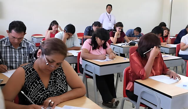 La inscripción del nombramiento docente se puede hacer desde el 15 hasta el 29 de abril. Foto: Andina