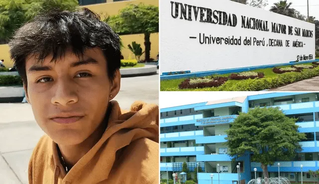 El joven estudiante se preparó 2 años para ingresar a la UNMSM y la UNAC. Foto: composición LR/captura YouTube/ Trip Will/ UNAC/ Andina
