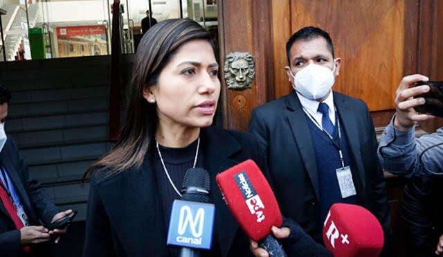 Diana Gonzales, congresista representante de Arequipa (Foto Carlos Contreras Merino - La República)