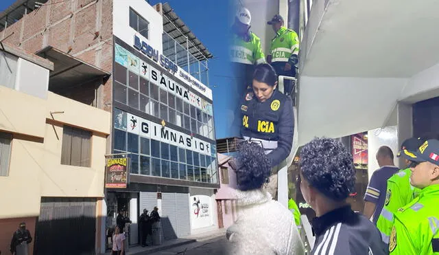 Arequipa. Intervención en vivienda y gimnasio de rankeado delincuente. Foto: composición LR/Leonela Aquino/La República