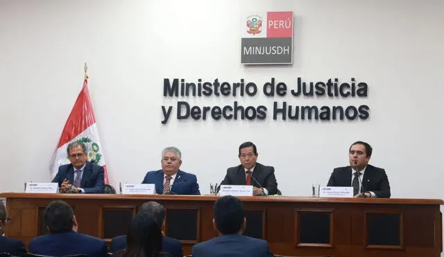 El titular del Minjus explicó que el indulto de Alberto Fujimori cumplió con las normativas internas y externas. Foto: Ministerio de Justicia