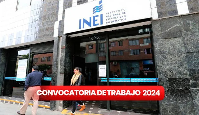 INEI solicita 7 instructores para un contrato de 120 días. Foto: composición LR/Andina