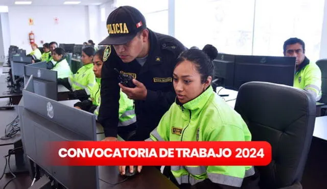 La convocatoria de trabajo de la Policía Nacional está disponible hasta el 30 de abril. Foto: composición LR/Andina