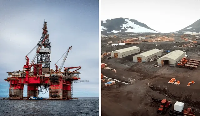 En la Antártida solo está permitido la construcción de bases científicas. Foto: composición LR/Residuos Profesional