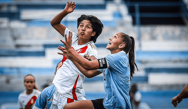 La selección peruana femenina sub-20 sumó 7 puntos en el grupo A. Foto: FPF - Video: DSports