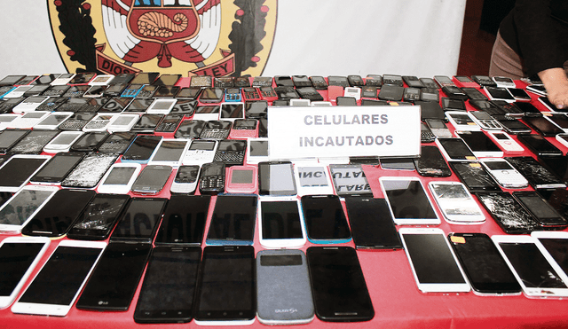 Ilegales. En el 2023 se reportó casi 2 millones de celulares robados en el Perú, según Osiptel. Cada día se sustraen un aproximado de 5.000 equipos móviles. Foto: difusión