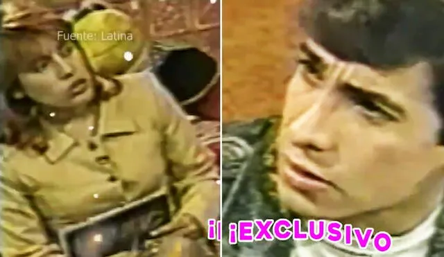 Magaly Medina le realizó una entrevista a Alex Brocca, expareja de Ernesto Pimentel, en abril de 1999. Foto: composición/ captura de Panamericana TV