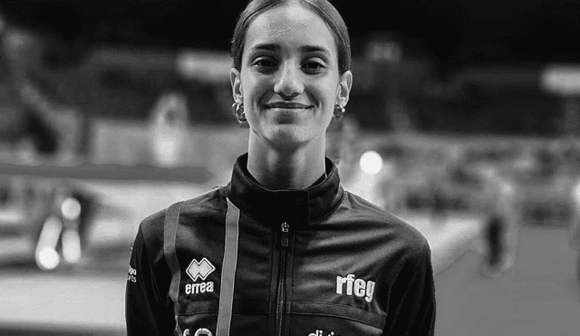 La joven española participó, en 2023, en el Mundial de Gimnasia de Trampolín. Foto: La Vanguardia