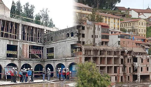 Hotel Sheraton de Cusco debe ser destruido por disposición judicial, pero medida no se concreta hasta el momento. Foto: composición LR/Claudia Beltrán/La República