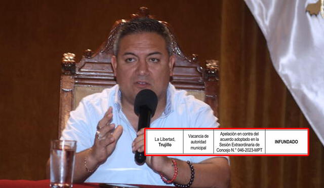 Arturo Fernández fue elegido en 2021 como alcalde provincial de Trujillo. Foto: composición La República