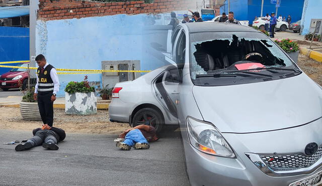 Delincuentes capturados en San Miguel. Foto: composición La República/Rosa Quincho