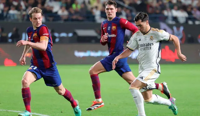 Real Madrid recibirá al Barcelona en el Santiago Bernabéu por LaLiga. Foto: AFP