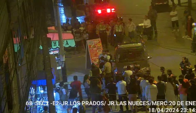 Los sicarios huyeron del lugar a bordo de un vehículo que los esperaba unas calles más abajo. Foto: Bella Alvites/URPI-LR