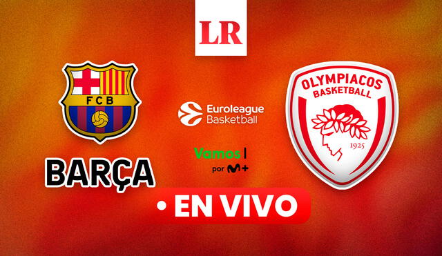 El encuentro entre Barcelona vs. Olympiacos se disputará en el Palau Blaugrana. Foto: composición LR