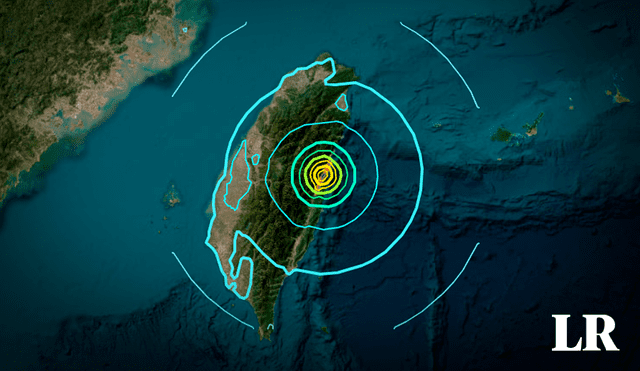 Un sismo de 6.1 se registró en la costa este de Taiwán. Foto: USGS