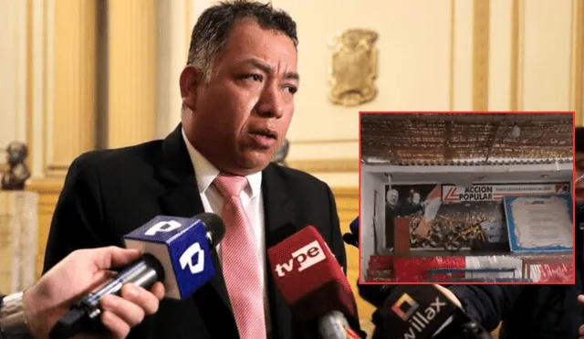Espinoza Vargas ha sido criticado por utilizar fondos públicos otorgados por el Congreso para impulsar su propio partido político. Foto: composición LR- Andina- captura Cuarto Poder.
