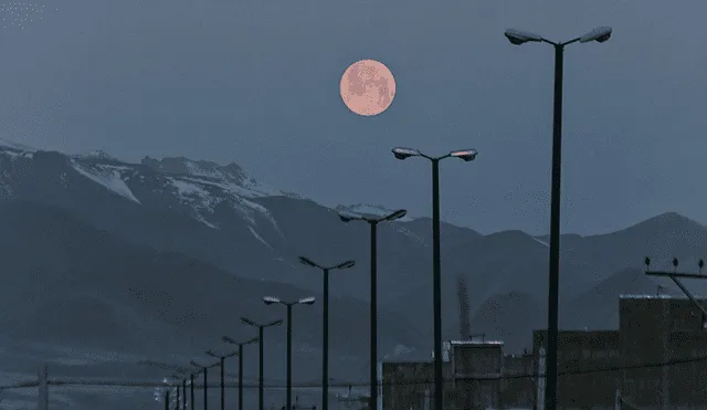 La luna llena de abril recibe el nombre de luna rosa. Foto: Pixabay/composición LR