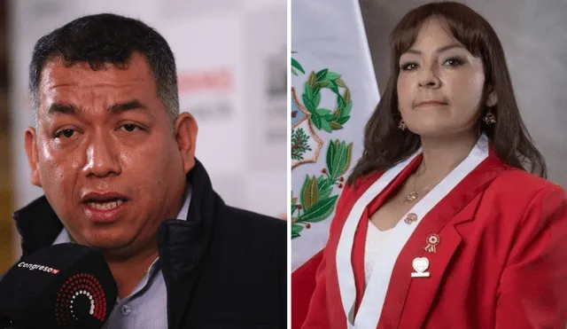 Congresistas Espinoza y Alcarraz podrían ser investigados por la Fiscalía por el presunto delito de designación ilegal. Foto: composición LR/Andina