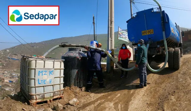 Sedapar anuncia corte de agua en Arequipa. Composición: LR / Andina