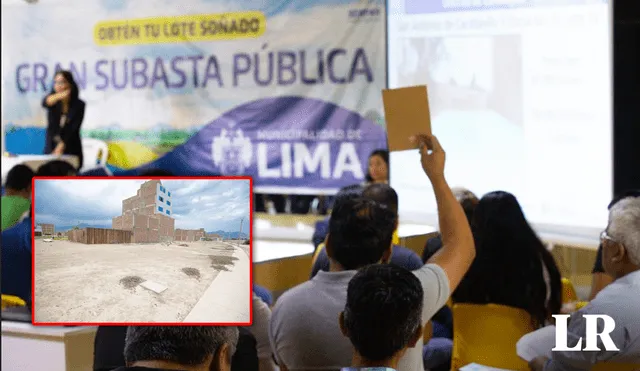 Con la modalidad del martillero, los postores podrán adquirir lotes en siete distritos de Lima Metropolitana. Foto: composición LR/Serpar