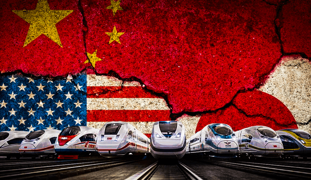 A pesar de no tener trenes bala como China y Japón, Estados Unidos cuenta con la red ferroviaria más larga del mundo. Foto: Composición LR | Siemens | 123RF