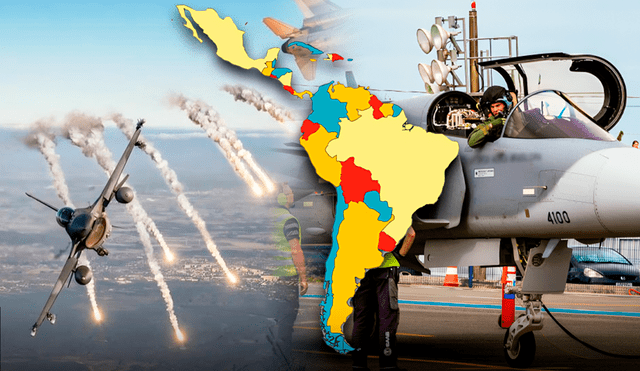 Este país pertenece a Sudamérica y cuenta con más de 600 aviones de combate. Foto: composición de Fabrizio Oviedo/La República/Infodefensa