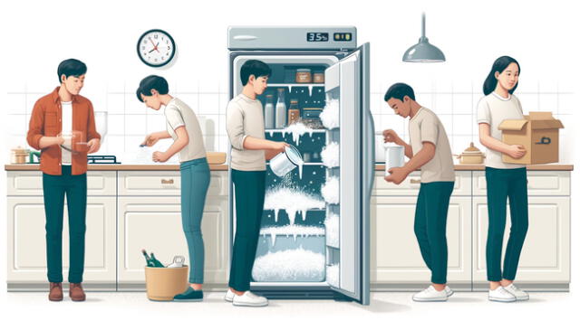 Descongelar el congelador es una tarea vital que contribuye al mantenimiento y a la eficiencia del electrodoméstico. Estos métodos se pueden realizar de manera eficiente, segura y sin incurrir en gastos adicionales. Foto: DALLE-3