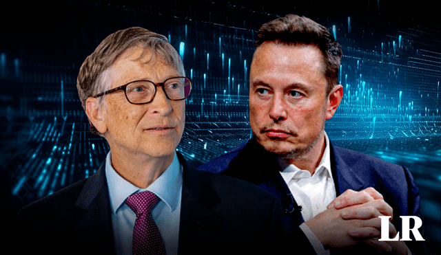 En las memorias del Elon Musk se encuentra un pasaje del inicio del enfrentamiento con el empresario de Microsoft, Bill Gates. Foto: composición LR/Freepik/AFP