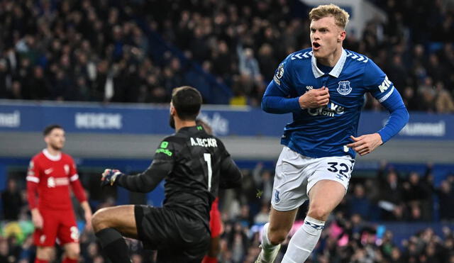 Liverpool enfrentó a Everton en el clásico de Merseyside por la Premier League. Foto: AFP