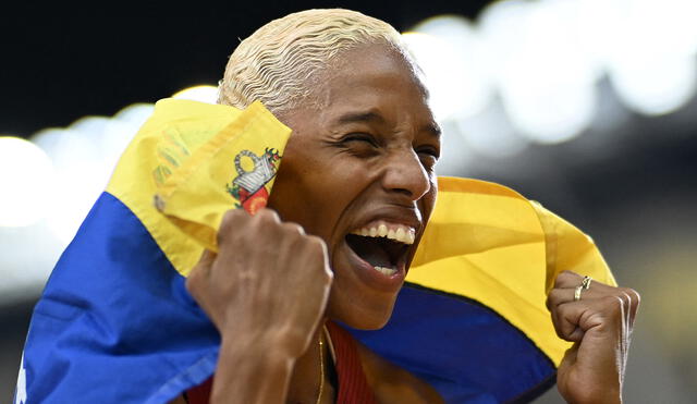 Yulimar Rojas se perderá de los Juegos Olímpicos París 2024 luego de su sentida lesión en el tendón de Aquiles. Foto: AFP
