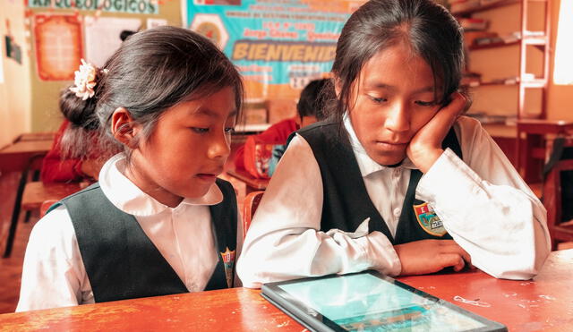 La educación gracias a la conectividad más cerca de los peruanos. Fuente: Difusión