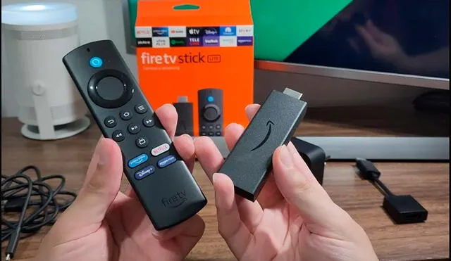 Fire TV Stick promete ser un dispositivo de fácil uso con una avanzado sistema para mejorar la calidad de la televisión. Foto: Amazon.
